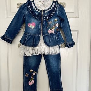 NWT Jeans and Jacket “Pecolate” brand